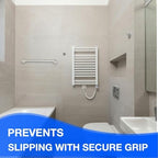 16' Peened Grip Stainless Steel Grab Bars | ADA Safety Bars for Seniors, Handicap, Elderly - Holds Up to 400lbs, For Bathtubs and Showers
