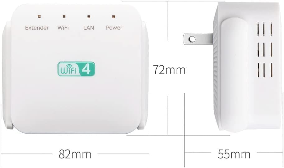 Net Boost, Netboost Pro WiFi Extender 2025, Netboost WiFi Extender,WiFi Signal Booster, WiFi Range Extender 300Mbps, 7998 Sq.ft Long Range Internet WiFi Booster for Home 360° Full Coverage