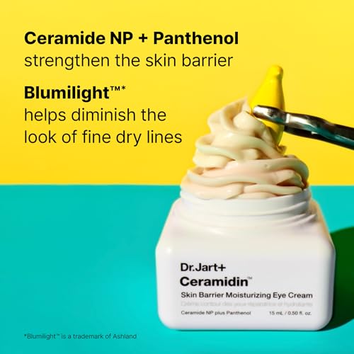 Dr.Jart+ Ceramidin™ Under Eye Cream with Ceramides | Korean Skin Care, 0.5 Fl Oz