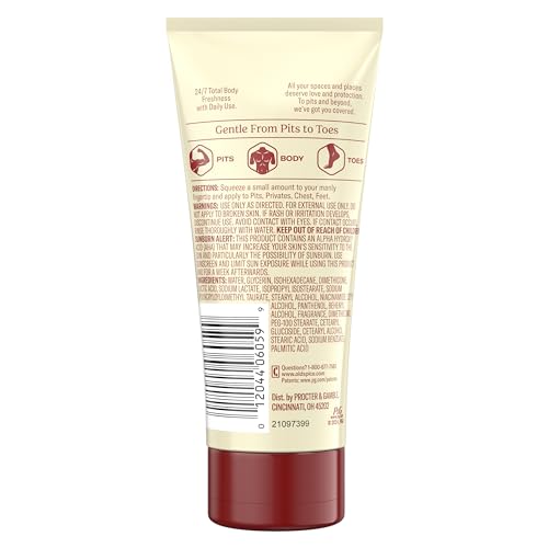 Old Spice Whole Body Deodorant for Men, Total Body Deodorant, Fiji Scent, Aluminum Free Deodorant Cream for 24/7 Freshness // Dermatologist Tested Whole Body Deodorant, 3.0 oz