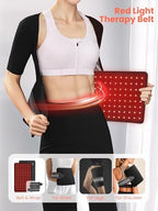 Red Light Therapy for Body, Infrared Light Therapy Lamp with Stand Portable 660nm 850nm Red Light Therapy for Face Back Home Heating Red Light Therapy Wrap Belt Gift for Women Men