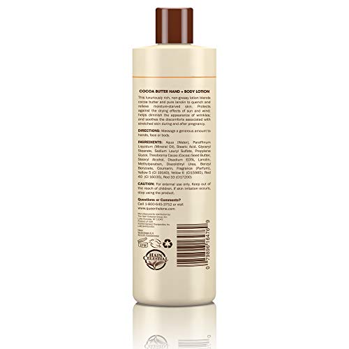 Queen Helene Cocoa Butter Hand & Body Lotion, 16 Oz (Packaging May Vary)