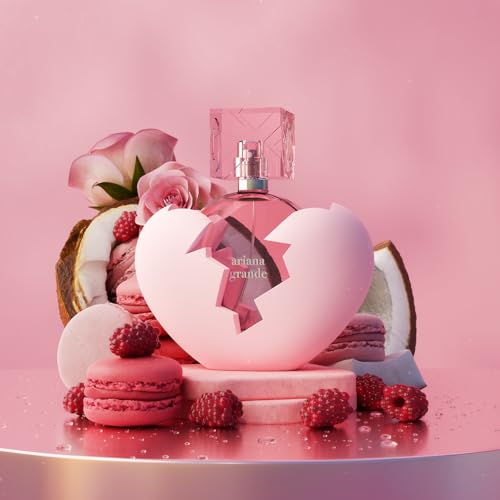 Ariana Grande Thank U Next Eau de Parfum – Floral Gourmand Musk Fragrance for Women – Women's Perfume with Notes of Coconut, Macaroon Sugar & Wild Raspberry