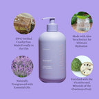 Body Wash, EWG Verified, Plant Derived, Hypoallergenic, Paraben-Free, Sulfate-Free, Petroleum-Free, Cruelty-Free, Lavender/Citrus Scent, 16oz