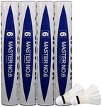 Victor Master No.6 Badminton Shuttlecock Birdy 12-Pack (Speed-77)