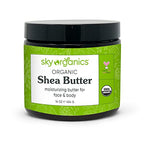 Sky Organics - Organic Shea Butter, 15 oz - Nourishes, Soothes, and Softens Dry Skin - Raw & Unrefined - Essential Fatty Acids & Antioxidants - Natural, Vegan & Cruelty Free - Skin Care & Self Care