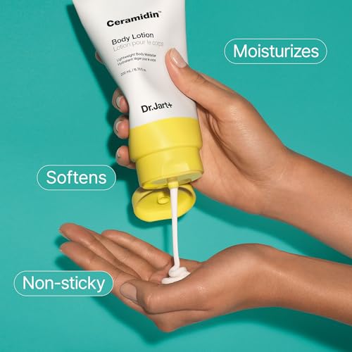 Dr.Jart+ Ceramidin Body Lotion Moisturizer for Dry Skin with Ceramides | Korean Skin Care, 6.76 Fl Oz