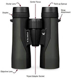 Vortex Optics Crossfire HD 10x50 Binoculars - HD Optical System, Tripod Adaptable, Rubber Armor, Waterproof, Fogproof, Shockproof, Included GlassPak - Unlimited, Unconditional Warranty