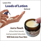 Vintage Tradition Beef Tallow All Purpose Balm – Healing, Hydrating Lavender Oil Skin Care Salve Replaces Body Lotion, Hand Cream, More – Essential Oil, Olive Oil, and Grass-Fed Tallow, 2 fl. oz.
