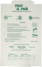 Pest Pro Mouse, Spider, Roach & Insect Glue Boards - 75 Count - Peanut Butter Scented (Non-Allergenic)