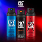 CR7 Game On Cristiano Ronaldo - Classic Body Spray Scent for Men - With Papaya, Ice, Cedar, and Cashmere Wood - From Cristiano Ronaldo's Original Men's Fragrance Collection - 5.1 oz