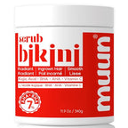 Bikini Area Exfoliator, 2% Kojic Acid Vitamin C & 7% AHA/BHA Even Skin Tone & Ingrown Hair - Underarm Scrub - Radian, Smoothe & Soften Body Scrub