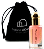 Maison d'Orient PINK MUSK 12mL | Pink Tahara Perfume & Body Oil | Fragrance House Oil Perfumery Dubai | Original Misk Blend | Vegan, Alcohol-Free Arabian Perfume for Women