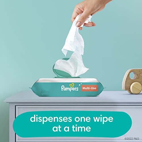 Pampers Baby Wipes Multi-Use Fragrance Free 9X Pop-Top Packs 504 Count