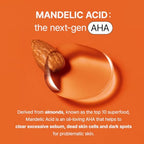 [BY WISHTREND] 5% Mandelic Acid Gentle Exfoliating Toner | AHA BHA with CICA, Licoric Root, Hyaluronic Acid, Beta-Glucan for Sensitive Skin with Dark Spots & Dullness & clogged pores,150ml