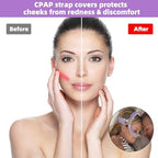 4 Pack Satin CPAP Strap Covers Soft, CPAP Hair Protector for Women, Universal and Comfort CPAP Mask Strap Covers Fit CPAP Dreamwear Headgear Strap for Reducing Red Marks＆Hair Pulling (Light Purple)