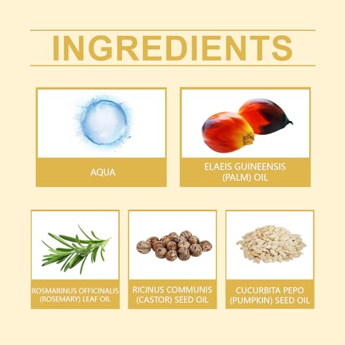 Batana Oil for Hair Growth, Liquid Batana Oil, with Rosemary, Castor, Pumpkin Seed, 4-In-1 Liquid Batana Oil, Organic Hair Oil for All Hair Types (1)