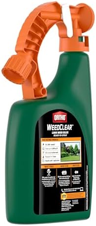 Ortho WeedClear Lawn Weed Killer Ready to Spray: for Northern Lawns, Kills Dandelion, Crabgrass, and Clover, 32 oz., 2-Pack