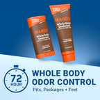 Mando Whole Body Deodorant - Invisible Cream Tube and Solid Stick - 72 Hour Odor Control - Aluminum Free, Baking Soda Free, Skin Safe - 3.0 Ounce Tube and 2.6 Ounce Solid Stick Bundle - Cedar Grove