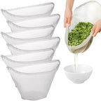 2025 New Soy Milk Bag, Organic Unbleached Cotton Cheesecloth or Food Strainer, Nut Milk Bag Reusable for Straining Oat Milk, Cheese Cloth Bag for Straining, Fine Mesh Cheese Cloth Making (6, Medium)