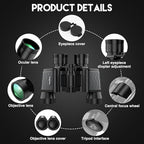 8x40 HD Binoculars for Adults -Waterproof & Compact Binoculars for Bird Watching, Hunting, Travel – Low Light Vision, Non-Slip Grip, Durable Optics