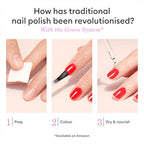 Manucurist • Green Nail Polish Bois de Rose • Natural Classic Nail Polish 9-Free • Vegan and Plant-Based Nail Polish (80%) • Manicure & Nail Care • 0.5 fl oz (BOIS DE ROSE)