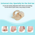 Hammer Toe Straightener Corrector Wrap for Women & Men, Hammer Toe Splint Support - 4 in package