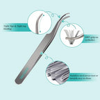 Lash Clusters Kit 320Pcs,50D Eyelash Extension Kit,Lash Bond and Seal Waterproof,Lash Remover for Individual Cluster Lashes Kit,Lash Applicator Tool for DIY Lash Extension Kit(D-Mix9-16mm Kit)