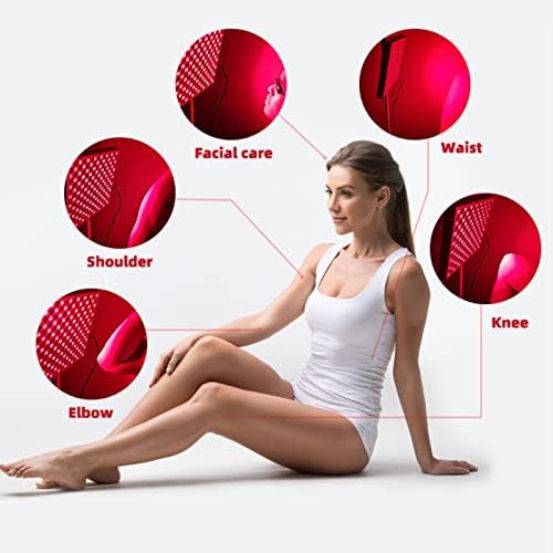 LED Red Light Therapy Device - 45W LED Panel Deep 660nm & 850nm Light Combo for Skin Beauty, Muscle & Joint Pain Relief