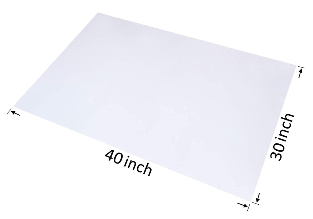 Wowfit 30x40 Clear Poly Bags, 10 CT, 1.6 Mil, Art, Posters & Wreath Covers