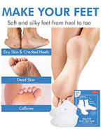 DERMAL Moistfull Silky Foot Socks & Hand Gloves Mask Combo 6 Pack - for Dry Feet and Hands - Home Spa Treatment - Dermatologist Tested, Cruelty Free, Korean Beauty