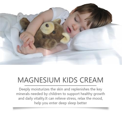 Kids Magnesium Lotion for Restful Sleep - Natural Calming Cream for Sensitive Skin - Magnesium - Safe for Adults & Children - Promotes Better Sleep