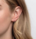 QWALIT Disposable Ear Piercing Kit Silver Ear Piercing Gun Kit Self Piercing Earrings Piercing Kit Earring Gun Piercing Kit with Earring Studs Self Ear Piercing Kit Flat Back at Home