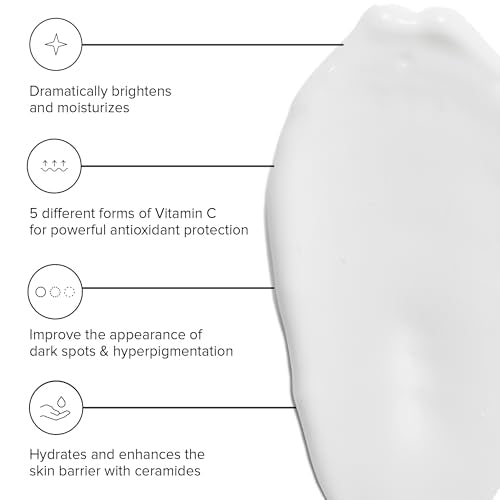 DRMTLGY Vitamin C Moisturizer for Face - 5 Different Types of Vitamin C - Facial Moisturizer for Fine Lines, Wrinkles & Dark Spots (52 ml)