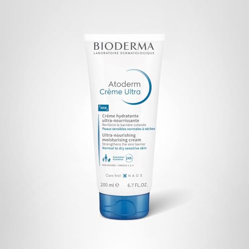 Bioderma Atoderm Cream Ultra, Hydrating Body Moisturizer for Normal to Dry Sensitive Skin