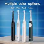 Oral-B iO Simple Clean Rechargeable Electric Powered Toothbrush, Night Black with 1 Gentle Care Brush Head and 1 Black Travel Case - Automatic Pressure Sensor to Protect Gums - 3 Modes - 2 Min Timer