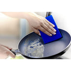 Scotch-Brite Zero Scratch Scouring Pad, Effective + Gentle Dish Scrubber for Household Cleaning, 30 Scrub Pads for Dishes, Nonstick Pots and Pans, Glass, Tubs, Showers, Reusable & Durable