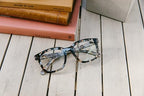 To the Max Progressive Oversized Blue Light Blocking Glasses - Blue Quartz +2.50