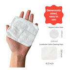 Baby Cotton Pads for Diaper Change by LoveNoobs, 360 Count, Ultra Soft 100% Organic Extra Large Cotton Pads for Baby Sensitive Skin, Lint-Free Premium Jumbo Size Cotton Pads, 100% Cotton Squares