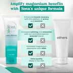 Magnesium Cream with Arnica, MSM, Menthol, and Lavender – Topical Magnesium Lotion for Sleep Support and Leg Cramps, Apply to Back, Legs, Feet and Neck – 4 oz