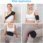 Red Light Therapy for Body,Infrared Light Therapy Pad with Timer Remote Control,Wearable 660nm&850nm with Heating for Neck Shoulder Back Body,Infrared Wrap Belt for Gift for Women Men