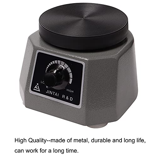 Dental Lab Vibrator 4" Round Lab Equipment Shaker Oscillator Heavy Duty Platform Roundness Vibrator Plaster 110V 100W