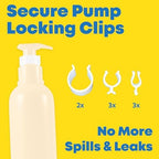 Multi-Size Silicone Bottle Covers for Travel – Leak-Proof Stretchable Sleeves & Safety Clip Locks, Silicone Covers for Travel Toiletries, Bottle Covers for Traveling Essentials