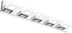Ralbay Chrome Bathroom Vanity Lighting Fixtures Acrylic Rotable 360° LED Modern Bathroom Vanity Light Over Mirror (6000K White Light)