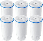 BOGDA 6 Pack Water Filter Replacement Zero, 5-Stage Compatible with Zero Pitcher and Dispenser, Fit for Zero Filter Water Replacement Filters and ZR-001 ZR-017 ZR-004