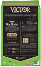 VICTOR Super Premium Dog Food – Elite Canine Dry Dog Food – 25% Protein, Gluten Free - for Large Breed Dogs & Puppies, 50lbs