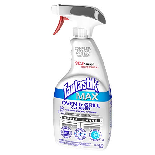 SC Johnson Professional, Fantastik Max Oven & Grill Cleaner Spray, Cleans Inside and Out, 32 Oz, Pack of 8