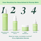 Hey Bud Skincare Liquid High, 5% Hyaluronic Acid Hemp Serum, Visibly Plumps and Hydrates Skin (1 oz.)