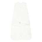 HALO 100% Cotton Sleepsack Swaddle, 3-Way Adjustable Wearable Blanket, TOG 1.5, Cream, Small, 3-6 Months