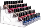 Nail Polish Organizer Acrylic Display Rack for Nail Polish Holder Sunglasses Organizer Essential Oils Holder Clear Eyeglasses Display Case Makeup Organizer